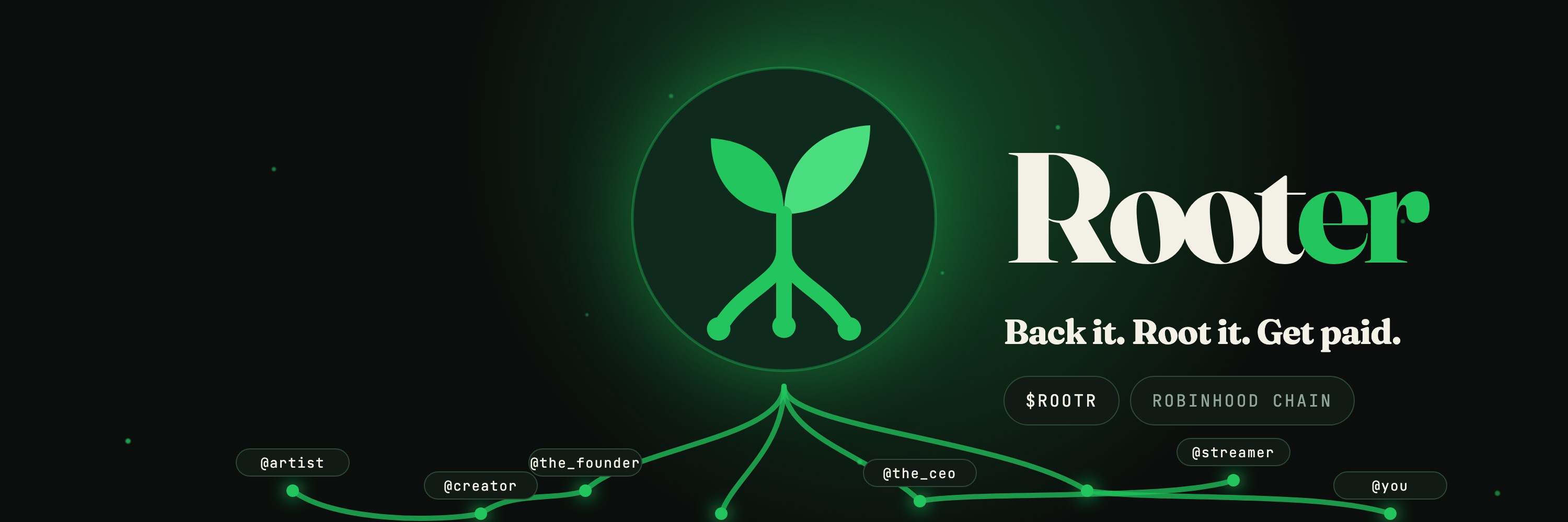 X header option 1: Night, roots network